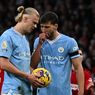 Babak I Man United Vs Man City: Gol Penalti Haaland Bawa Citizens Unggul 1-0
