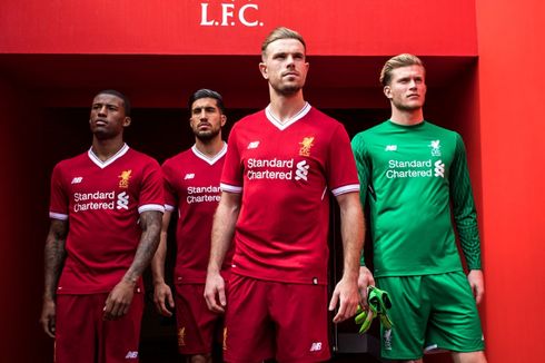 Liverpool Rilis Kostum Baru dengan Nuansa 125 Tahun Klub