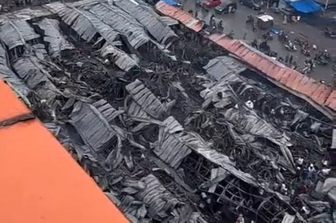 Kebakaran Pasar Sentral Makassar, 3 Pemuda Curi Barang Dagangan Korban