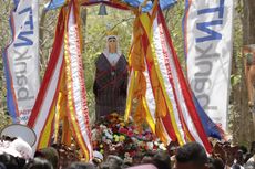 Cerita Wisata Religi di Malaka. Pengarakan Patung Bunda Maria