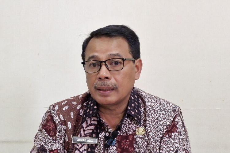Kepala Disnakertrans Jateng Ahmad Aziz memaparkan pembayaran THR di kantornya, Kamis (21/3/2024).