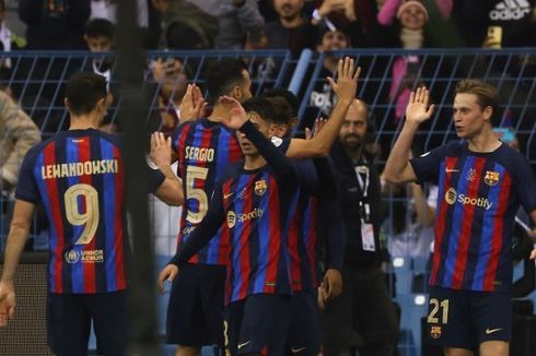 HT Real Madrid Vs Barcelona 0-2: Rekor Messi Terkejar, Blaugrana Unggul