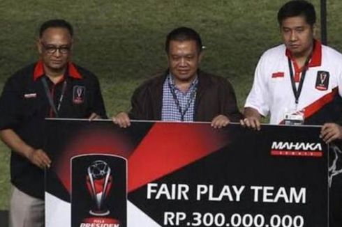 Uang Hadiah Piala Presiden Bakal Langsung Cair