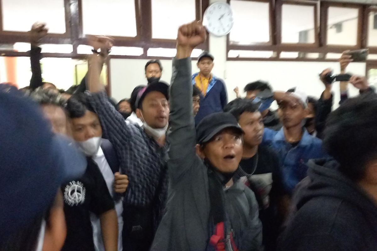 Sidang putusan klitih Gedongkuning sempat ricuh, Selasa (8/11/2022)