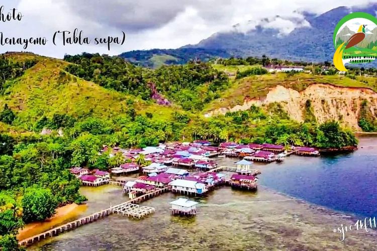 Nampak perumahan dan potensi wisata laut yang ada di Kampung Tablasupa, Distrik Depapre, Kabupaten Jayapura, Papua.