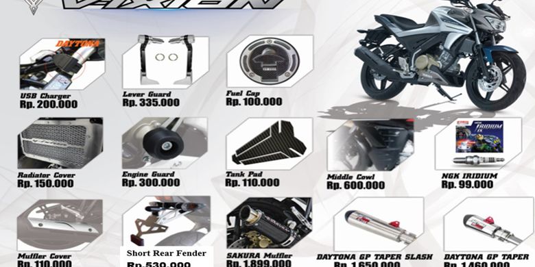Aksesori Obat Ganteng Yamaha All New V Ixion