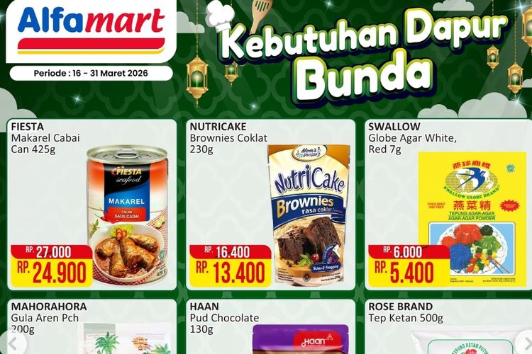 Promo Alfamart Hari Ini 29 Maret 2026, Susu UHT dan Mi Instan Harga Diskon