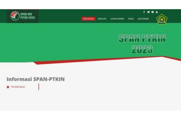 Cara daftar, jadwal dan syarat SPAN PTKIN 2023.
