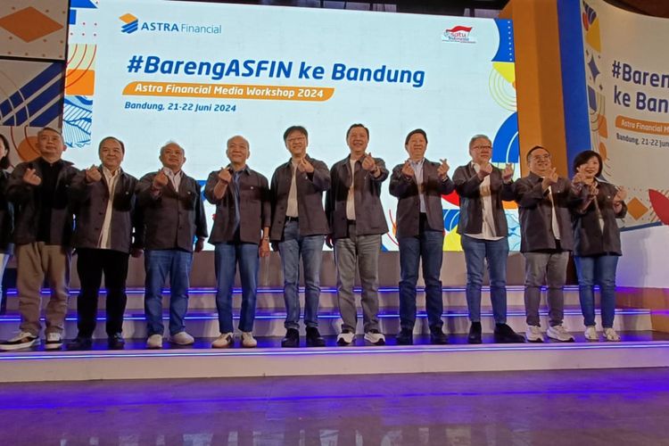 Jajaran CEO Astra Financial di acara Astra Financial Media Workshop 2024, di Green Forest Horison, Bandung. 