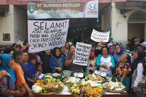Suka Cita Pedagang Pasar Gede Solo Sambut Kelahiran Cucu Ketiga Jokowi