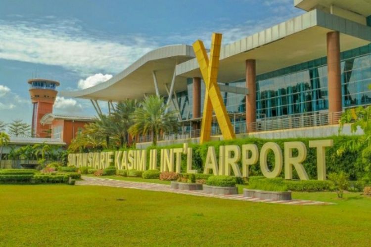 Bandara Internasional Sultan Syarif Kasim II Pekanbaru, Riau.