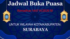 Jadwal Buka Puasa Ramadhan di Surabaya, 28 Februari 2026
