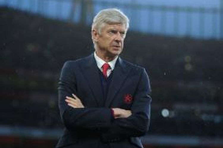 Manajer Arsenal asal Perancis, Arsene Wenger. 