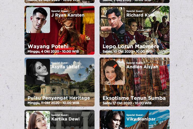 Traval Heritage dapat disaksikan secara gratis di situs resmi Traval.co 
