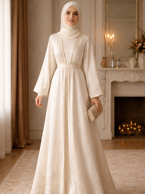 Tren gamis lebaran abaya modern