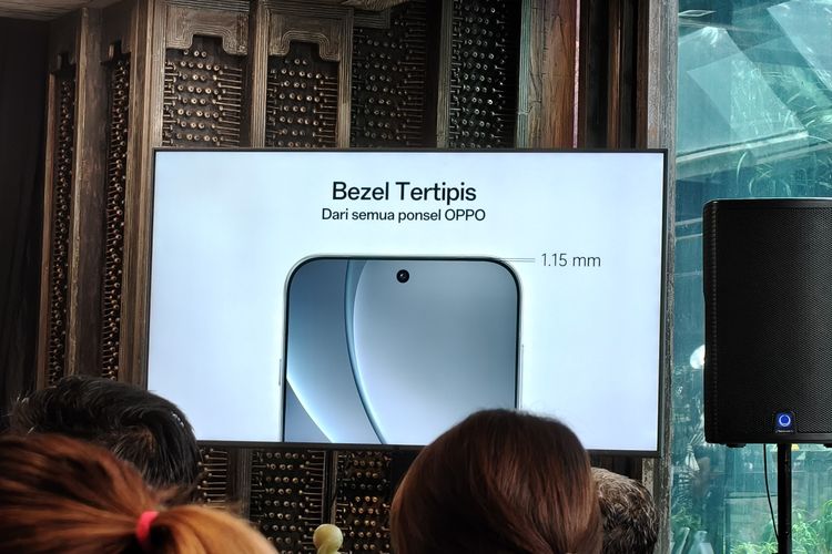 Bezel 1,15 mm di Oppo Find X9 Series.