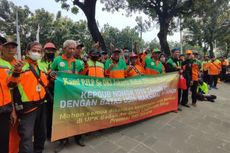 Demo di Balai Kota, Ini Tuntutan Eks PJLP yang Dipecat Heru karena Faktor Usia