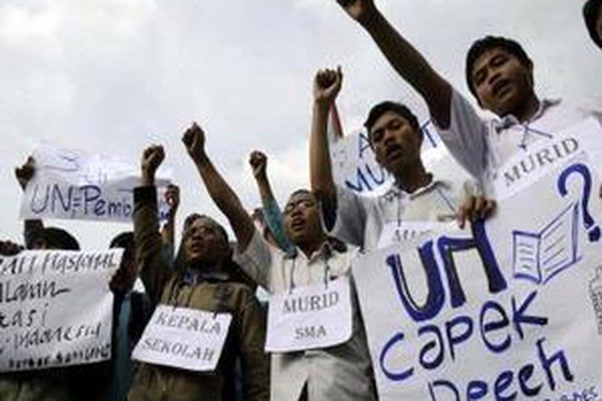 Ilustrasi: Sampai sejauh ini memang belum ada aspirasi masyarakat terkait UN yang telah diakomodasi secara positif oleh pemerintah, sehingga Komisi X DPR-lah yang seharusnya bisa mewakili aspirasi itu.