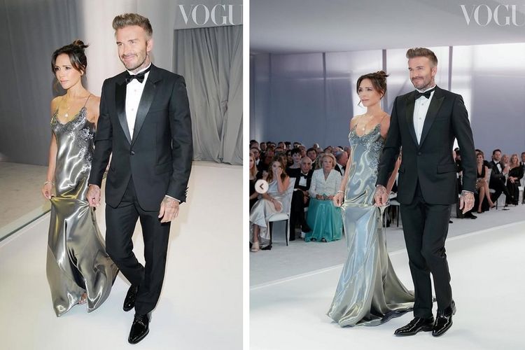 Tangkapan layar gaun Victoria Beckham di Instagram Pribadinya @victoriabeckham. Pernikahan Brooklyn Beckham dengan Nicola Peltz terungkap penuh dengan drama, termasuk tuduhan Victoria Beckham mengacaukan momen pernikahannya.