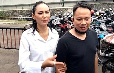 Vicky Prasetyo dan Kalina Ocktranny saat ditemui di kawasan Tendean, Jakarta Selatan, Senin (23/11/2020). 