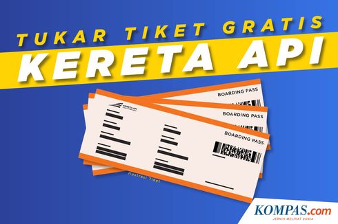 INFOGRAFIK: Cara Tukar Tiket Kereta Api Gratis