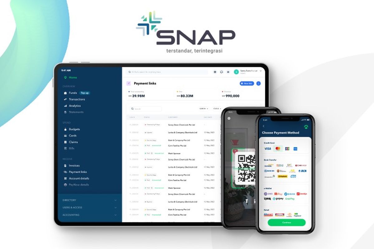Aspire mengumumkan pengintegrasian Duitku dan SNAP. 