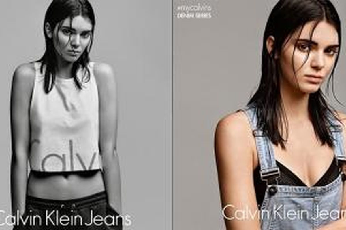 Sesi pemotretan koleksi denim terbaru Calvin Klein yang menampilkan Kendall, dilakukan oleh fotografer Alasdair McLellan. 