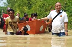 Luapan Kali Lamong di Gresik Meluas, Rendam 1.133 Rumah Warga di 16 Desa