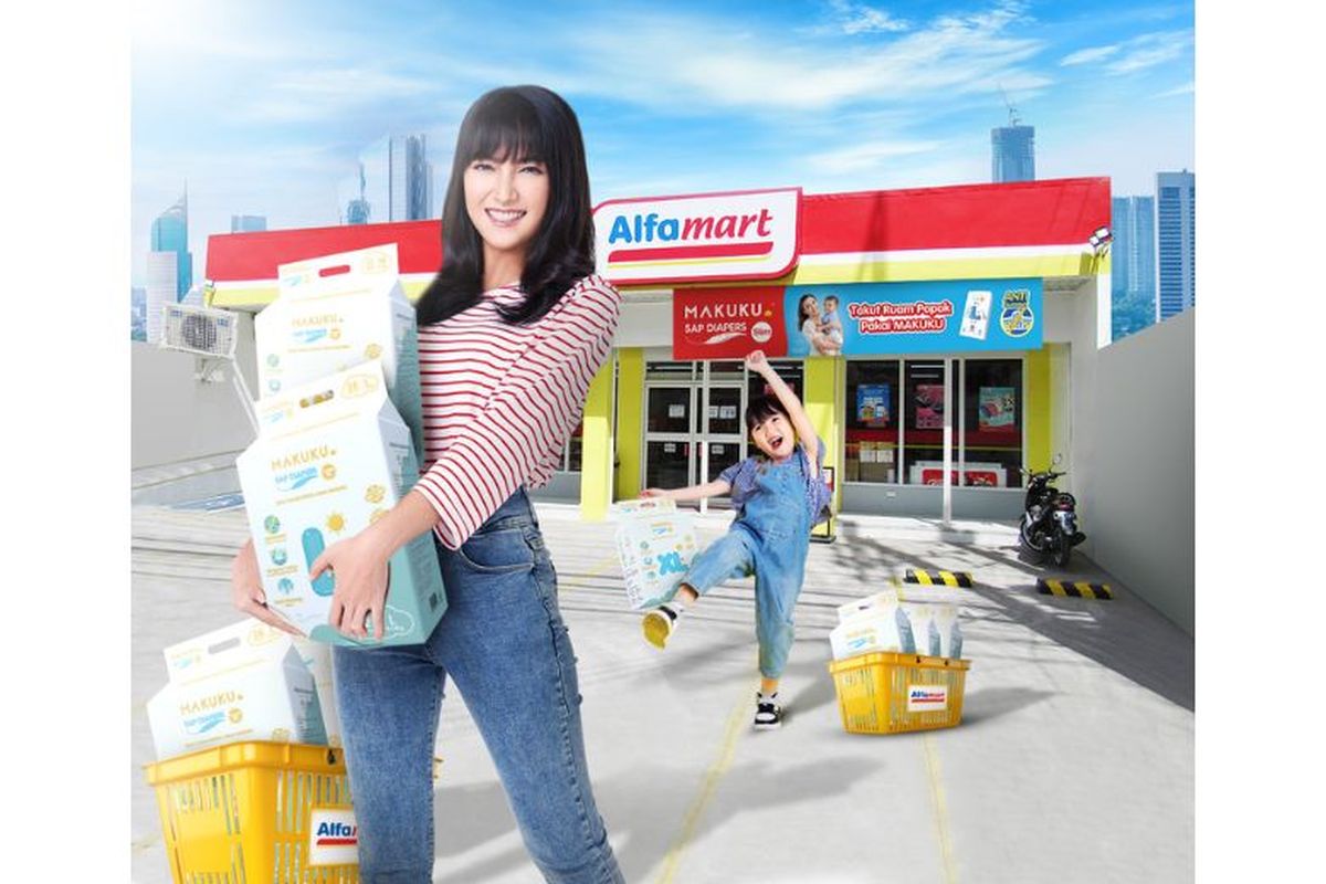 MAKUKU SAP Diapers Comfort Fit hadir di 16.000 gerai Alfamart. 