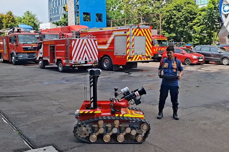 Intip Kecanggihan Robot Damkar Baru di Jakarta, Bisa Deteksi Gas Beracun