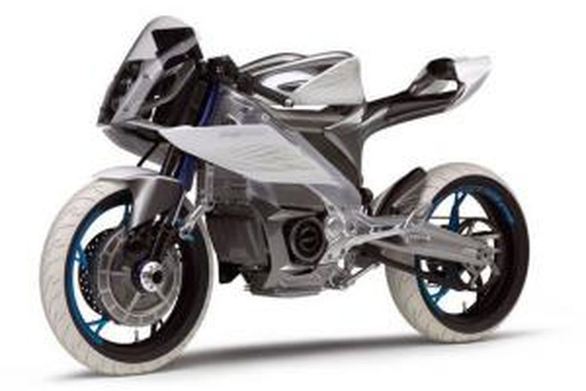 Konsep sepeda motor sport listrik Yamaha PES2.