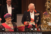 Raja Charles Kutip Hadis Nabi SAW saat Jamuan Kenegaraan Sultan Oman