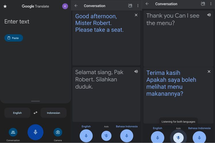 Cara menggunakan Google Translate untuk menerjemahkan percakapan saat liburan ke luar negeri.