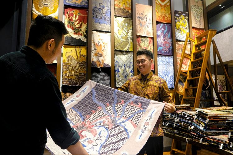 Ilustrasi batik tulis.