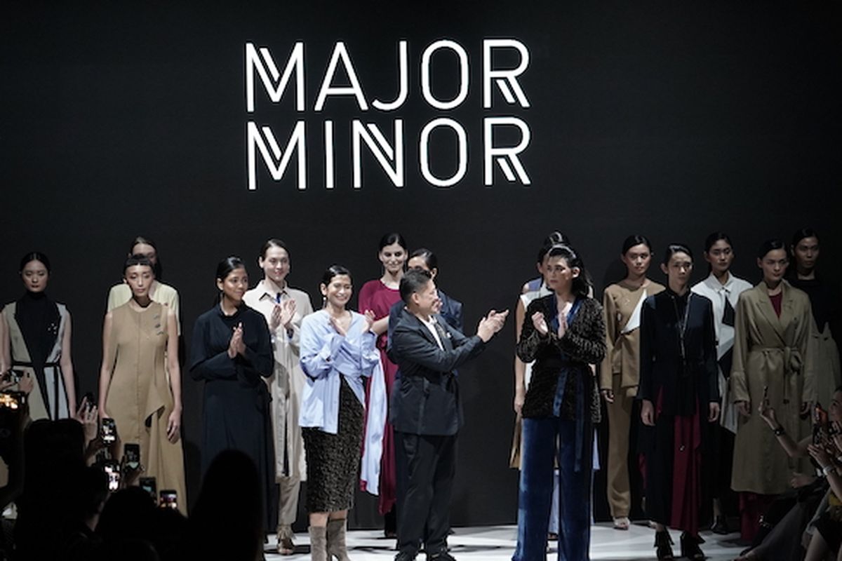 Major Minor dalam acara Plaza Indonesia Fashion Week 2019, Jumat (22/3/2019).