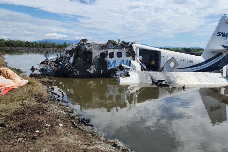 Pesawat SAM Air PK-SMH Jatuh di Pohuwato, Gorontalo