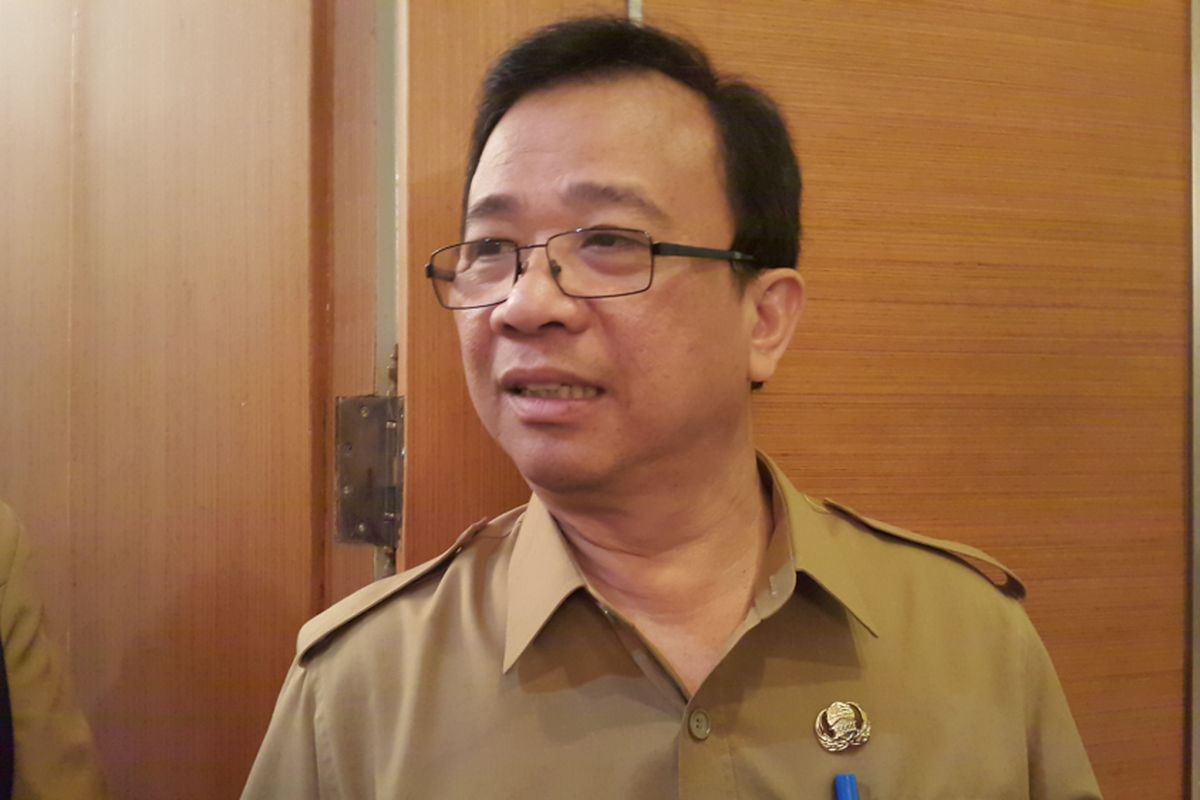 Kepala Dinas Perumahan Rakyat dan Permukiman DKI Jakarta Agustino Darmawan di Balai Kota DKI Jakarta, Jalan Medan Merdeka Selatan, Senin (31/7/2017).