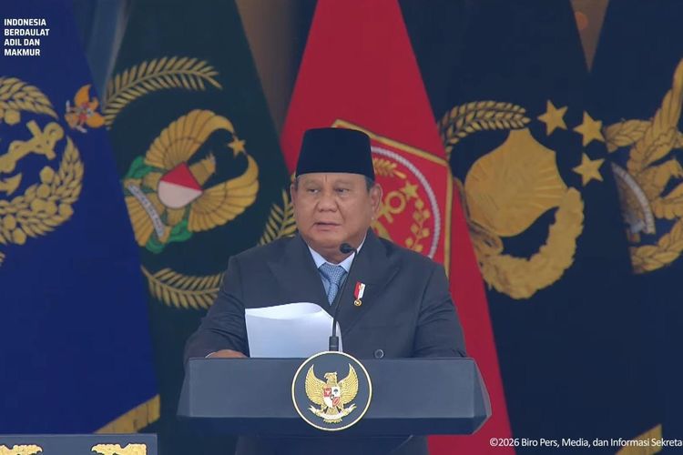 Prabowo ke Perwira Baru TNI-Polri: Jangan Korupsi, Gajimu dari Rakyat