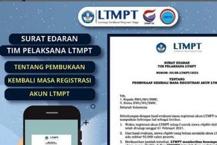 Siswa Eligible, Dibuka Lagi Masa Registrasi Akun LTMPT untuk SNMPTN 2021