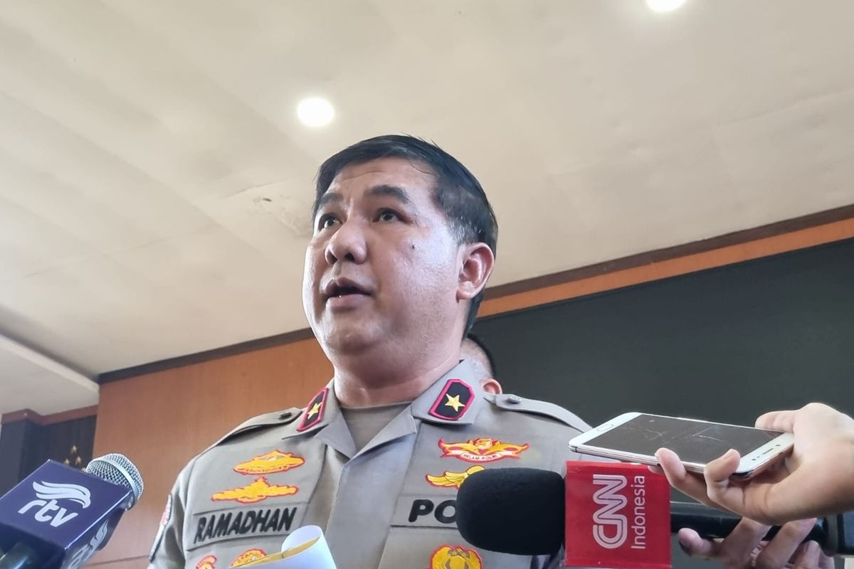 Karo Penmas Humas Polri Brigjen Ahmad Ramadhan saat ditemui di RS Polri, Jakarta, Kamis (9/3/2023).