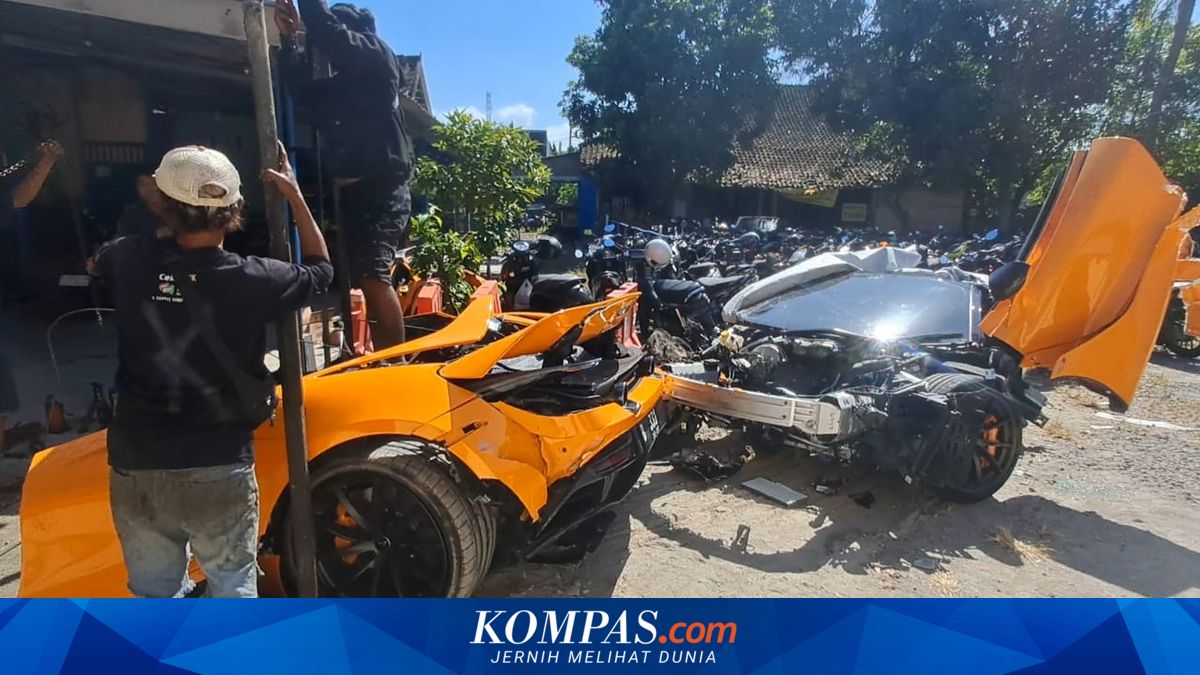 McLaren Terbelah Dua di Sukoharjo Ternyata Pakai Pelat Palsu, Polisi Selidiki Modusnya