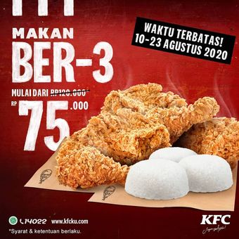 Promo kemerdekaan dari KFC Indonesia