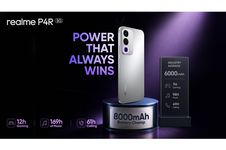 Realme P4R Meluncur, HP Gaming Murah dengan Baterai Jumbo 8.000 MAh
