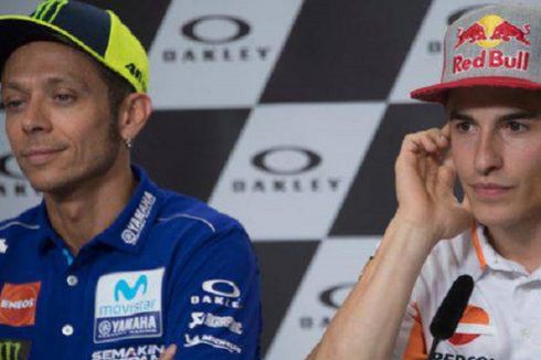 Soal Teknologi Komunikasi Radio di MotoGP, Marquez Tak Sejalan dengan Rossi