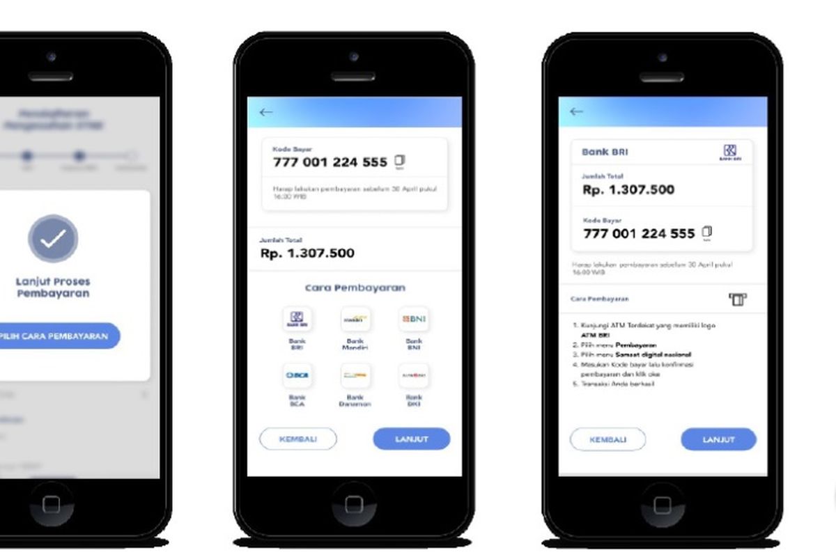 Cara bayar pajak motor online lewat aplikasi SIGNAL dan BSI Mobile dengan mudah dan praktis