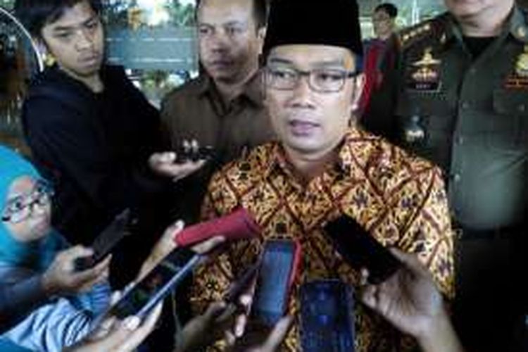 Wali Kota Bandung Ridwan Kamil saat dijumpai wartawan di Hotel Horison, Jalan Pelajar Pejuang, Selasa (8/3/2016)