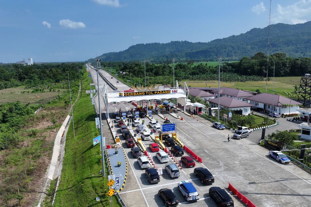 Trafik Tol Trans Sumatera Naik 191,36 Persen Saat Arus Balik Lebaran