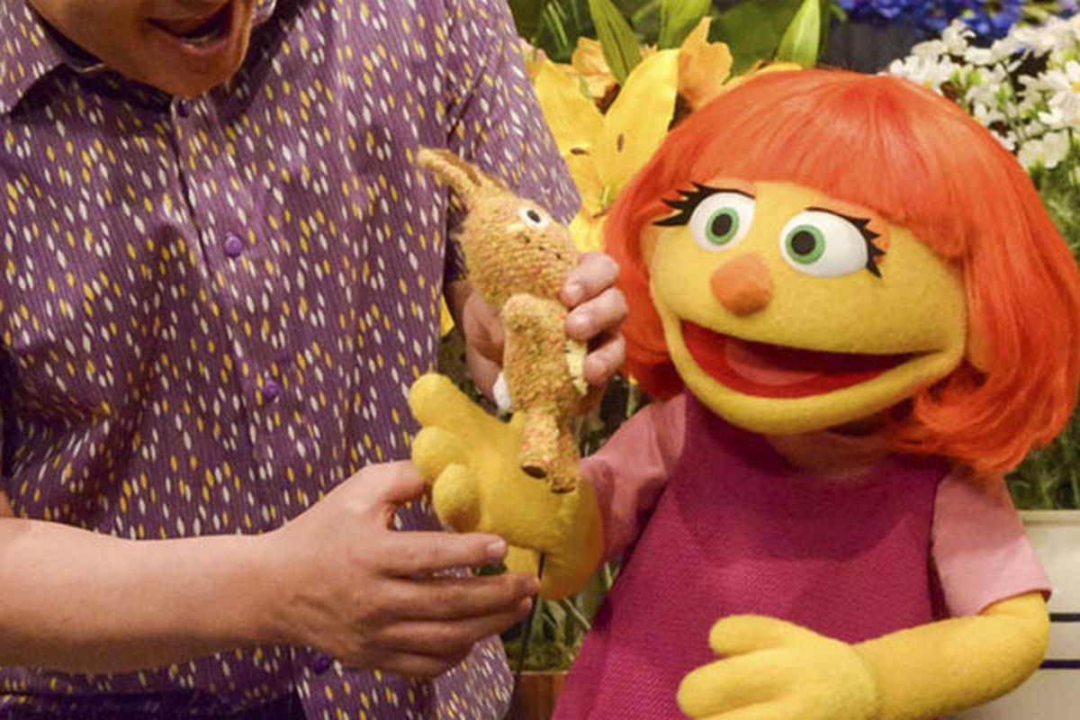 Julia, karakter baru Sesame Street dengan autisme