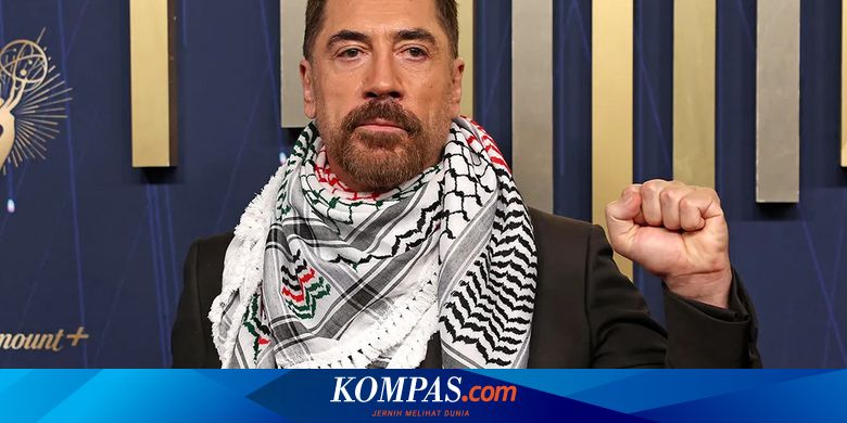 Javier Bardem Pakai Keffiyeh di Emmy Awards 2025, Apa Maknanya?