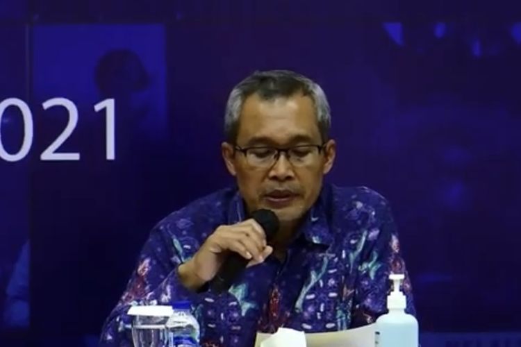 Wakil Ketua KPK Alexander Marwata, dalam konferensi pers kinerja KPK tahun 2021, Rabu (29/12/2021).